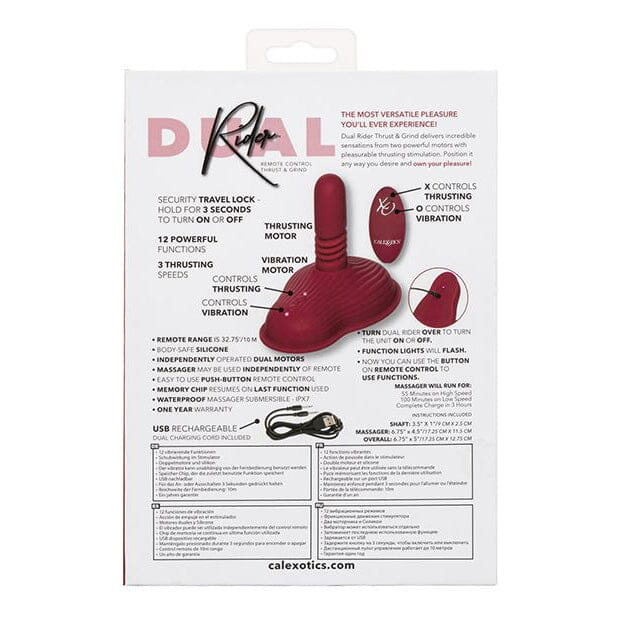 Dual Rider Remote Control Thrust and Grind Vibrator Cal Exotics
