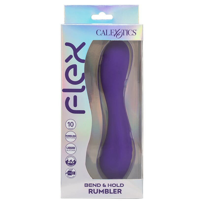 Flex Bend & Hold Rumbler Vibrating Dildo Vibrator Cal Exotics