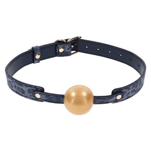 Sex and Mischief Cougar Ball Gag Mouth gag Sportsheets Blue