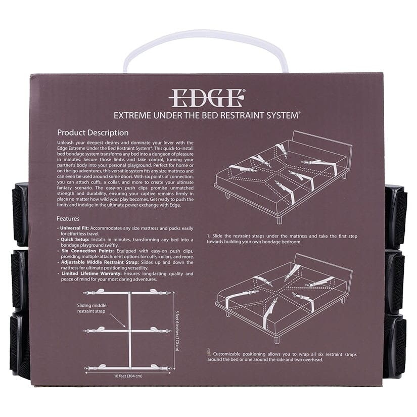 Edge Extreme Under the Bed Restraint System Restraints Sportsheets