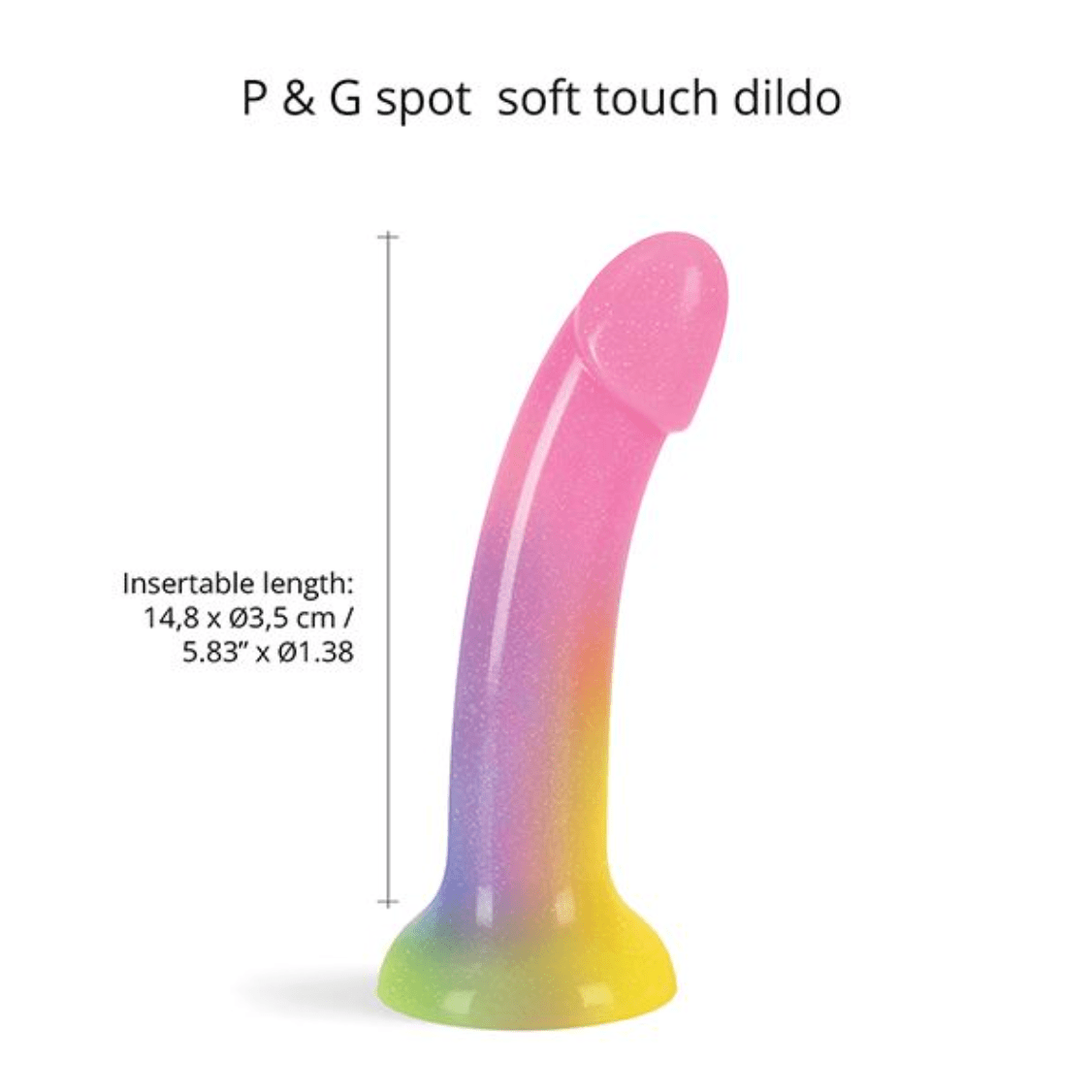 Dildolls Stargazer Gradient Rainbow Dildo Dildo Love to Love