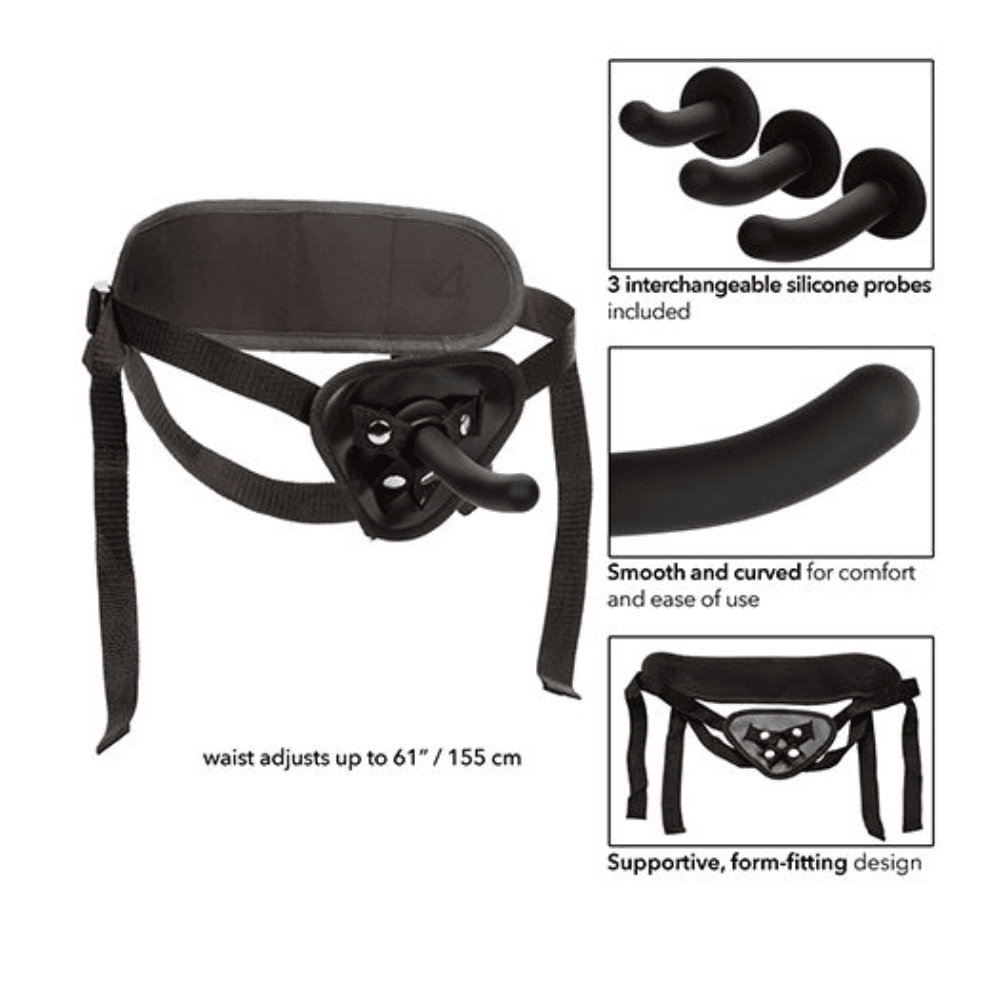 Boundless Silicone Curve Pegging Kit Harness Kit Cal Exotics