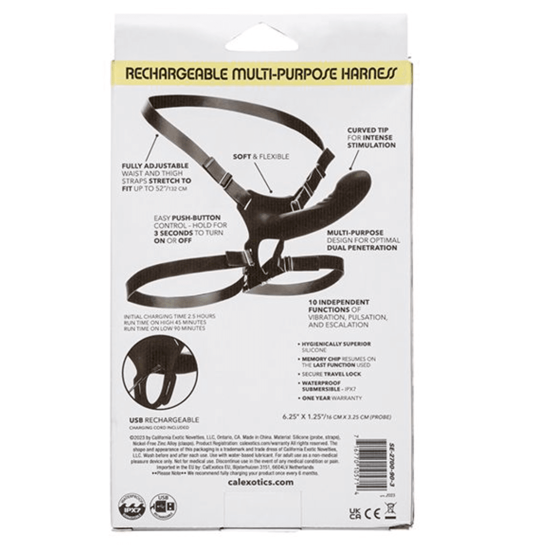 Boundless Dual Penetration Harness Harness Kit Cal Exotics
