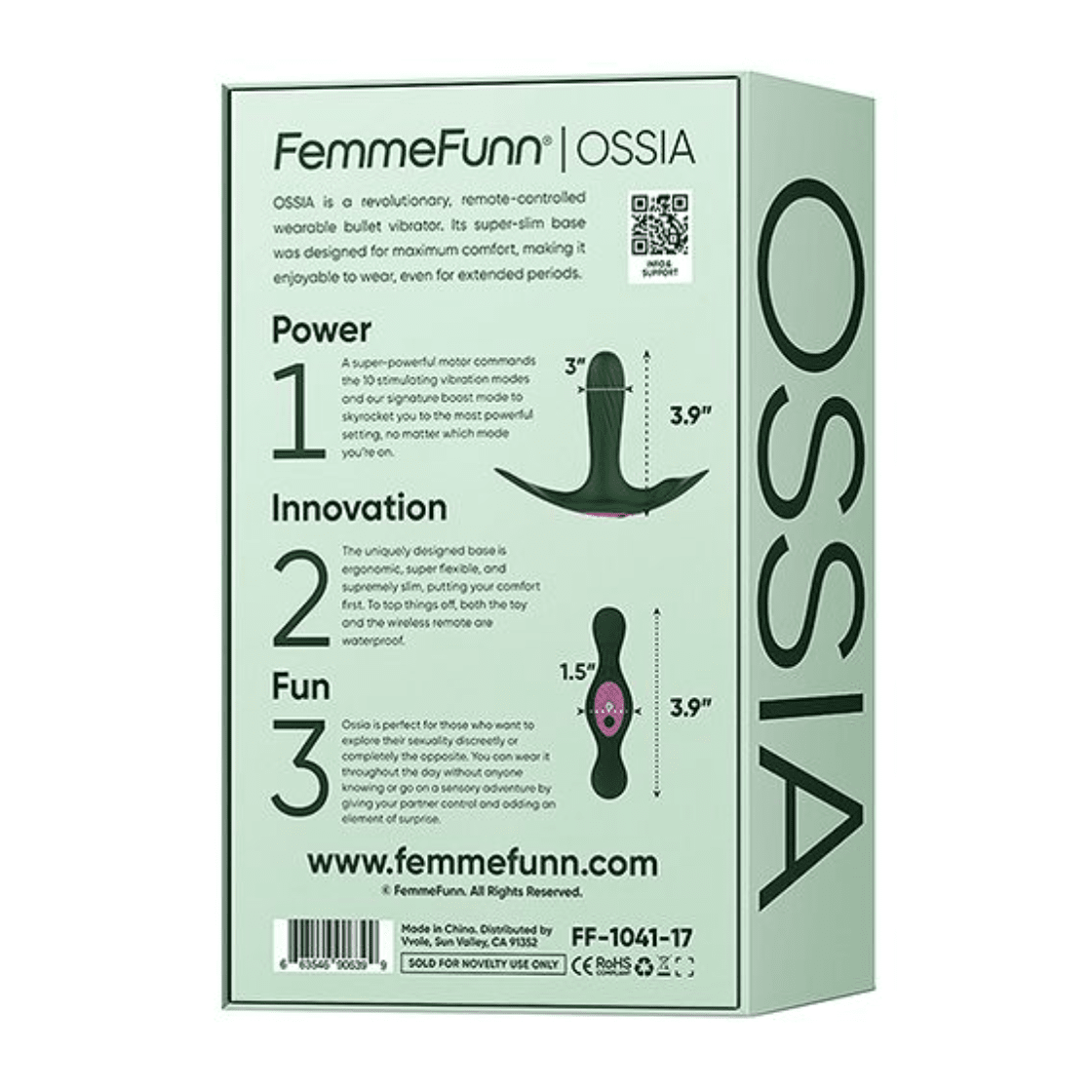 Ossia Wearable Vibrator Vibrator Femme Funn