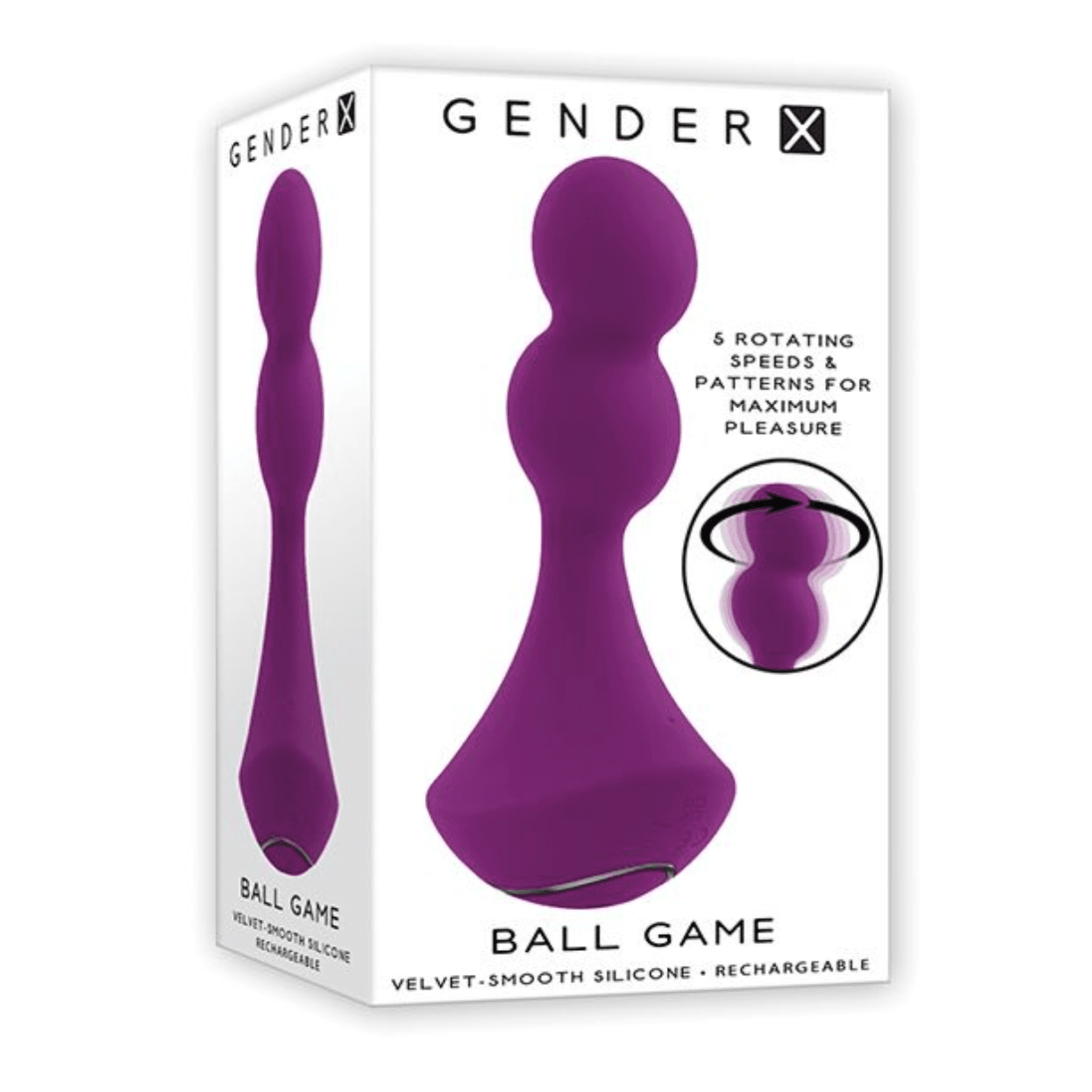 Gender X Ball Game Rotating Vibrator Vibrator Evolved