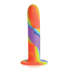 Simply Sweet Rainbow Silicone Dildo Dildo Curve Toys 
