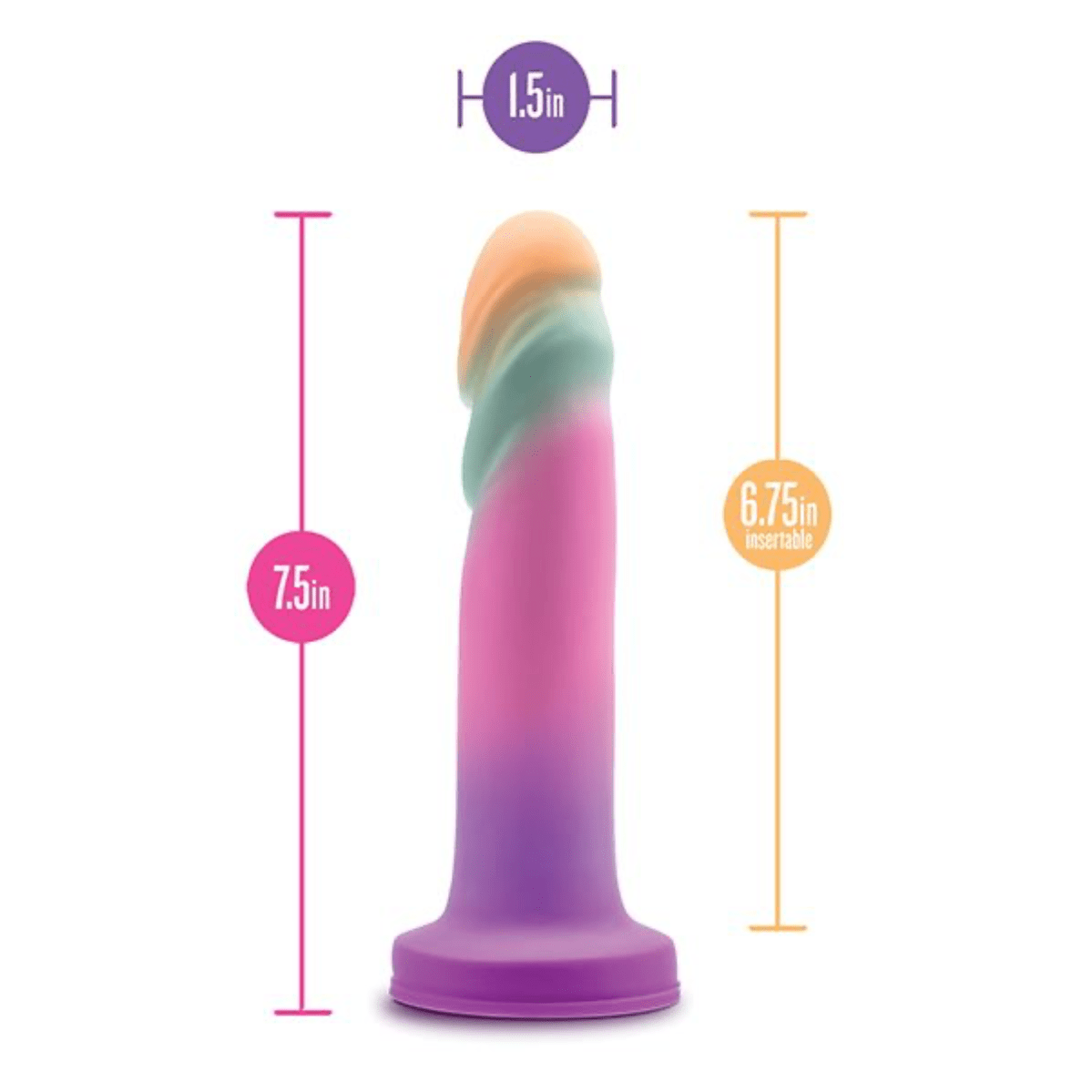 Avant Sunrise Gaze Silicone Dildo Dildo Blush