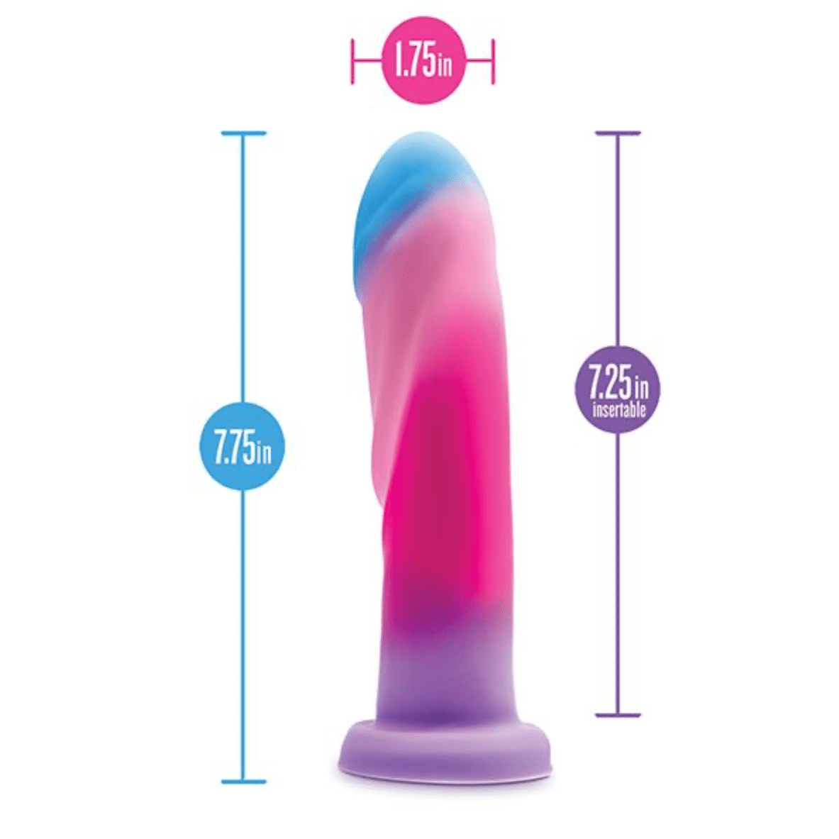 Avant Borealis Dreams Silicone Dildo Dildo Blush