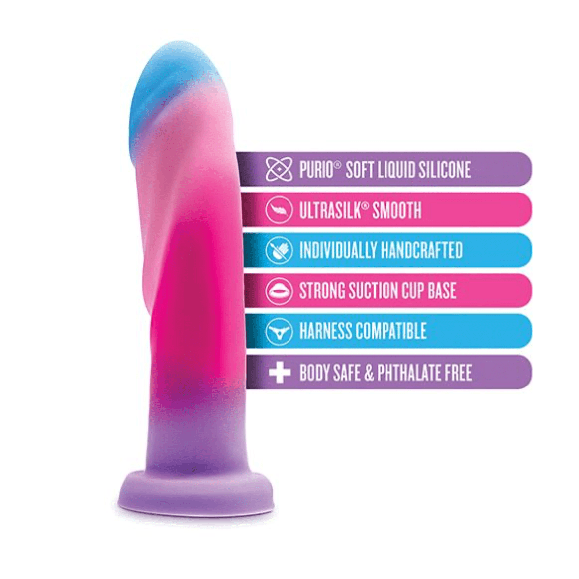 Avant Borealis Dreams Silicone Dildo Dildo Blush
