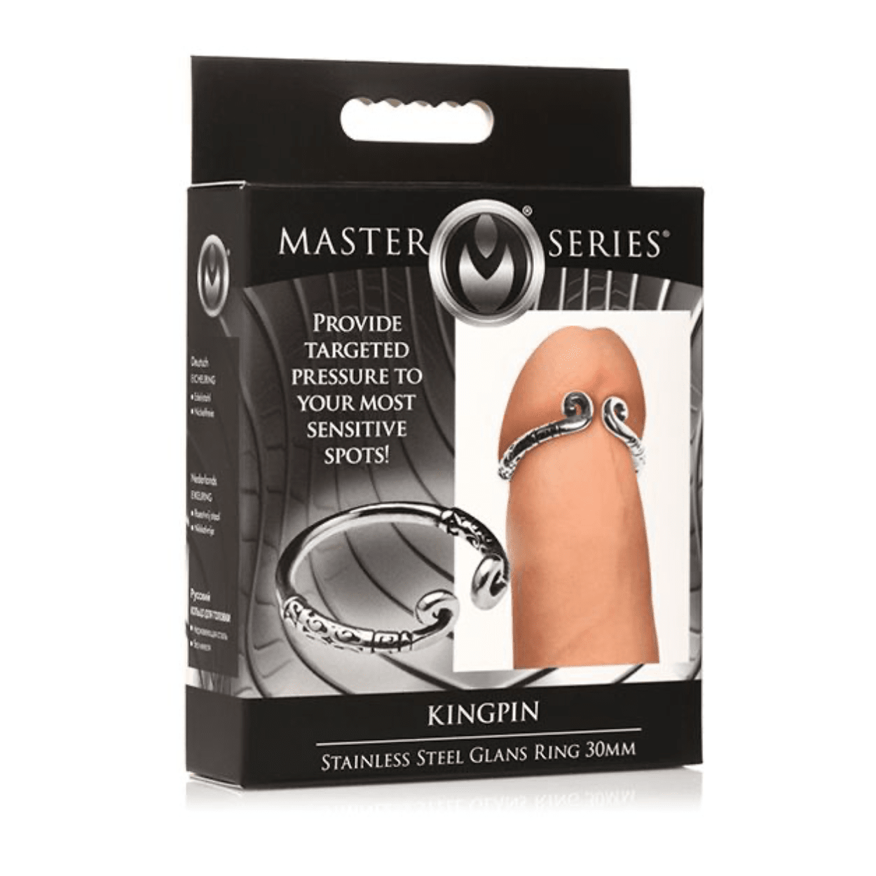 Kingpin Stainless Steel Glans Ring Glans ring Master Series