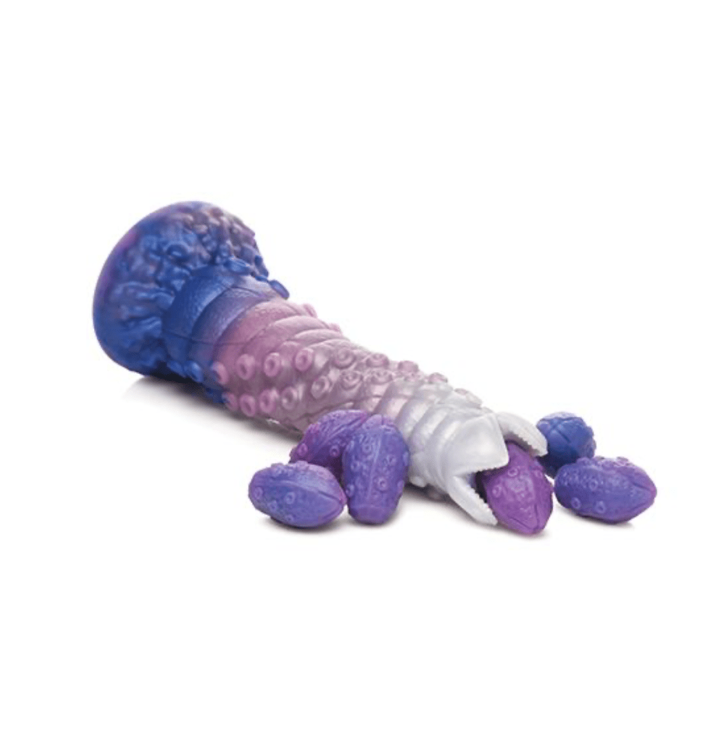 Tenta-Queen Ovipositor Fantasy Dildo w/Eggs Dildo Creature Cocks