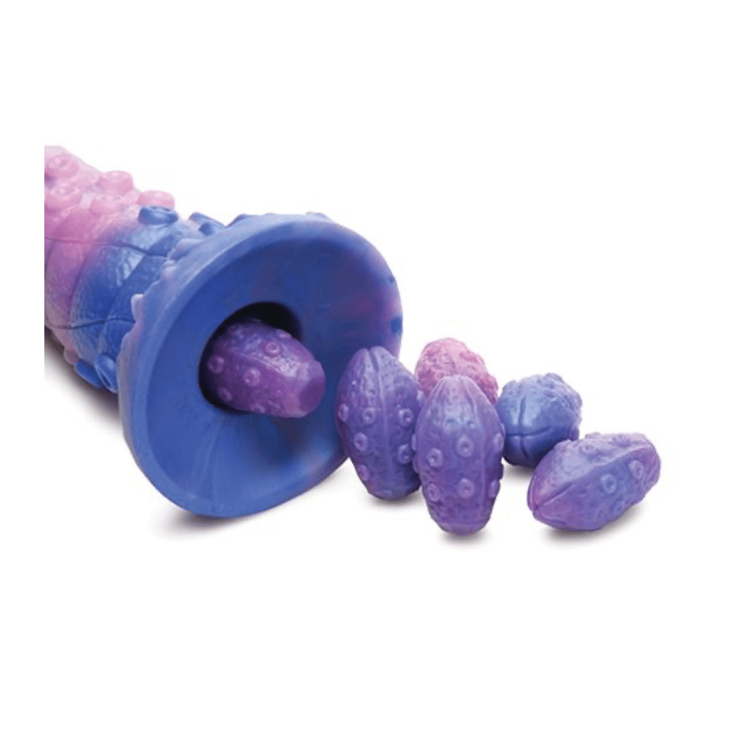 Tenta-Queen Ovipositor Fantasy Dildo w/Eggs Dildo Creature Cocks