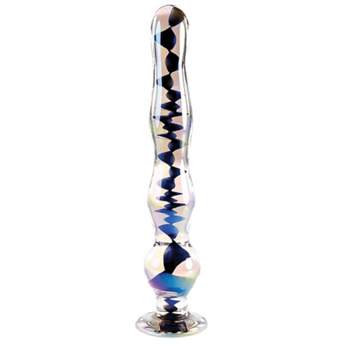 Playboy Pleasure Jewels Glass Wand Dildo Evolved Clear