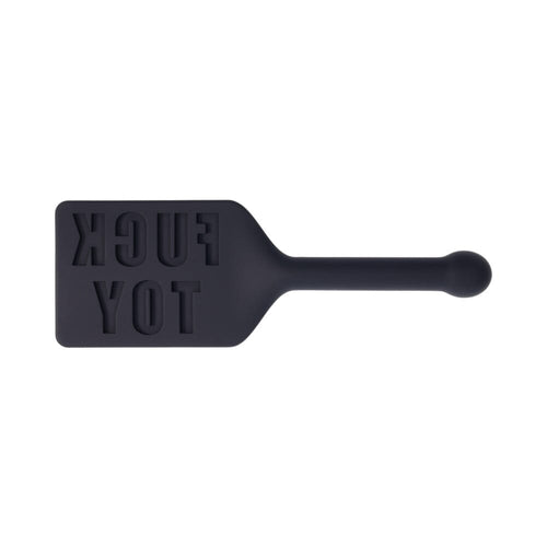 "FUCK TOY" Silicone Paddle Paddle Sportsheets Black