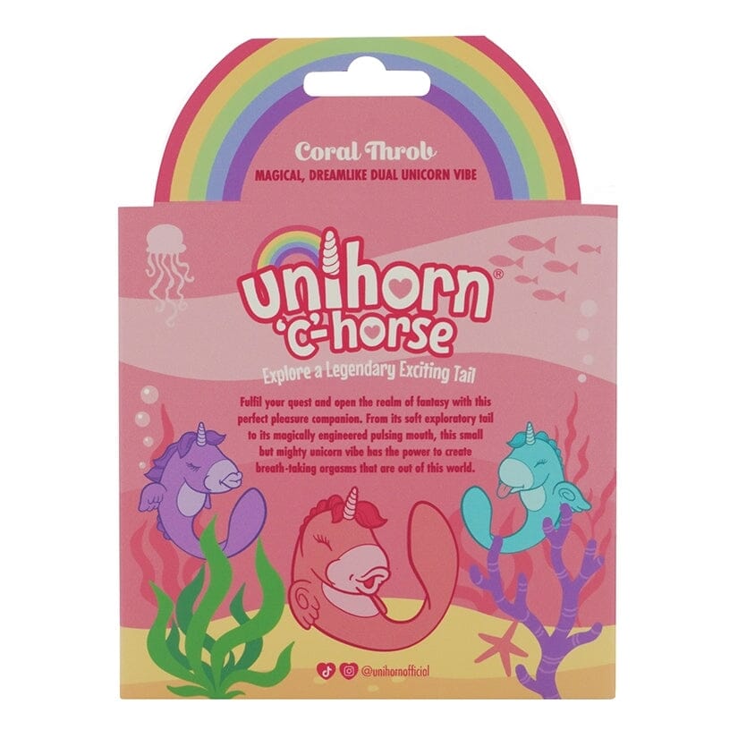 Unihorn C Horse Coral Throb in Pink/Peach air pressure toy Creative Conceptions