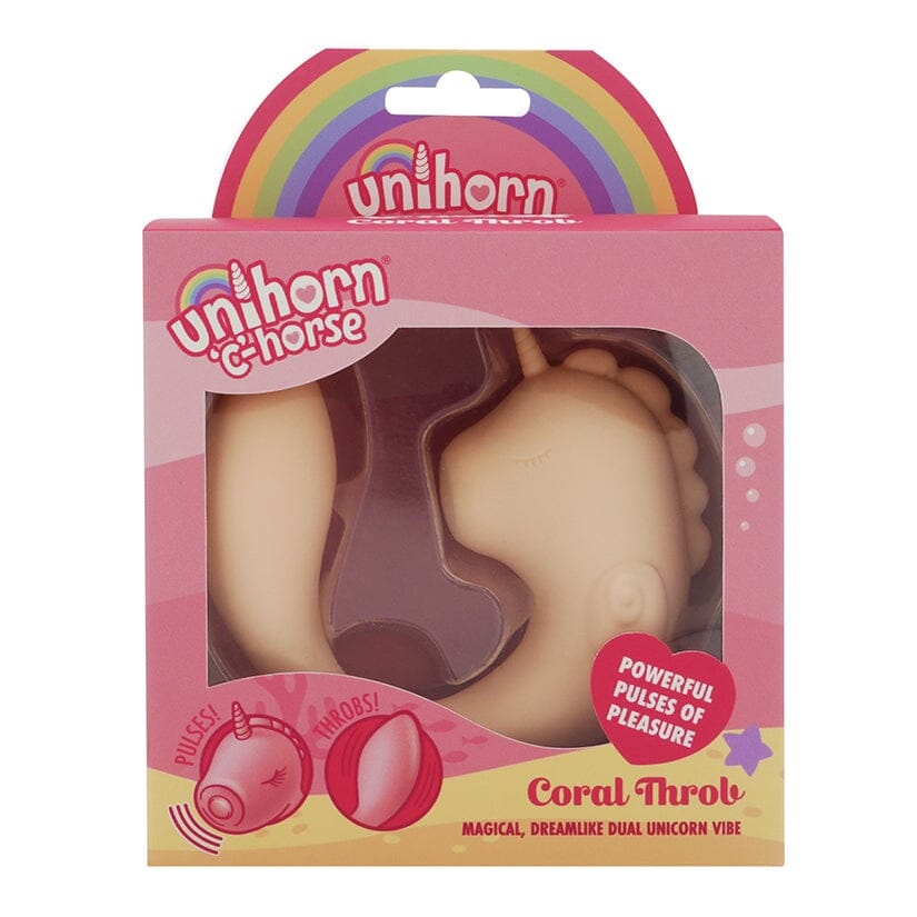 Unihorn C Horse Coral Throb in Pink/Peach air pressure toy Creative Conceptions
