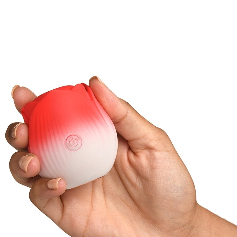 Bloomgasm Pulsing Petals Throbbing Rose Stimulator Vibrator XR Brands