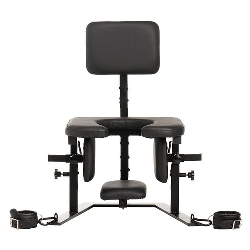 Pleasure Throne Oral Sex Chair Sex Furniture XR Brands Black