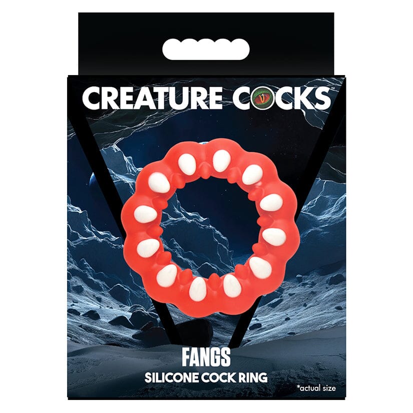 Creature Cocks Fangs Silicone Cock Ring Wild Flower