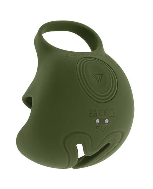 Zero Tolerance Nutty Buddy Cock & Ball Vibrator - Green Ball Ring Evolved