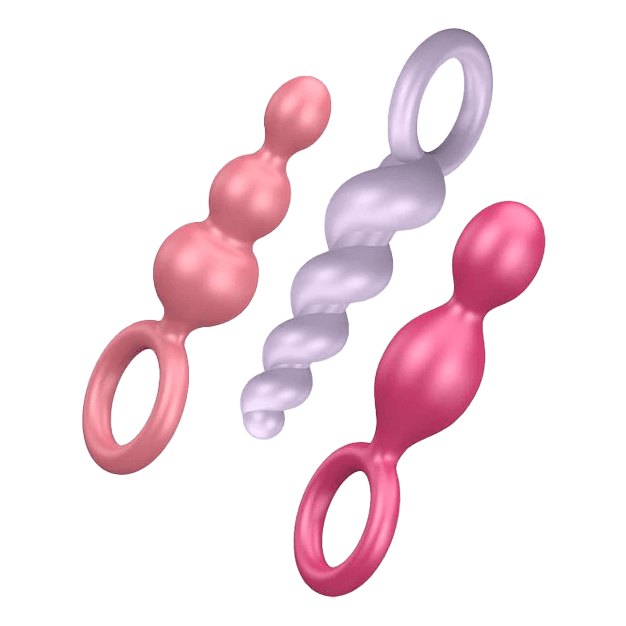 Textured Anal Plug Variety Set