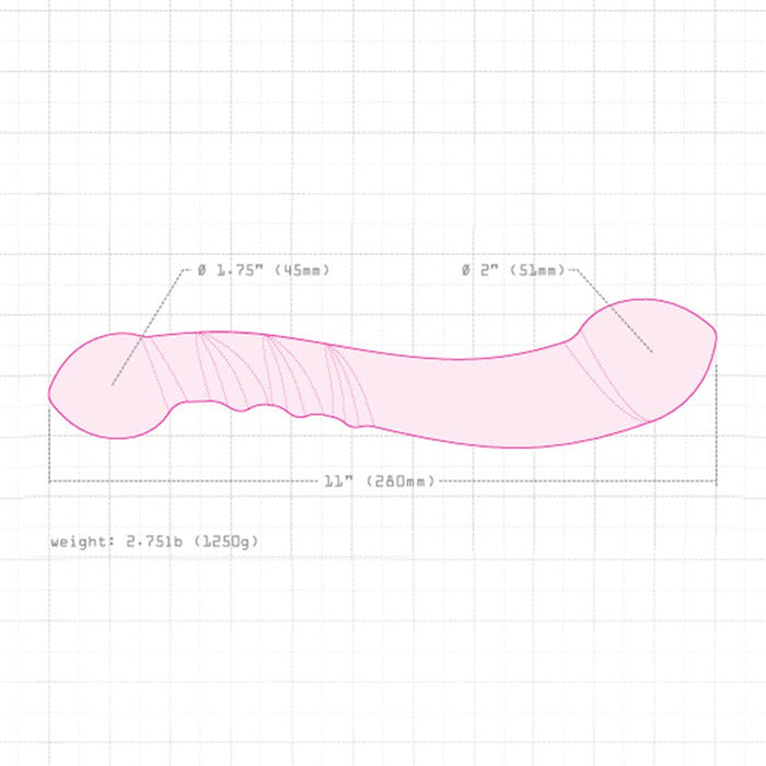 Stainless Steel Eleven Dildo Dildo Njoy