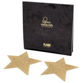 Flash Glitter Pasties Pasties Bijoux Gold Star