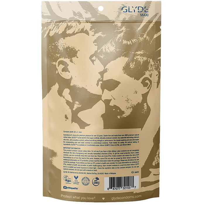 Maxi Natural Condoms 36pk Condom Glyde