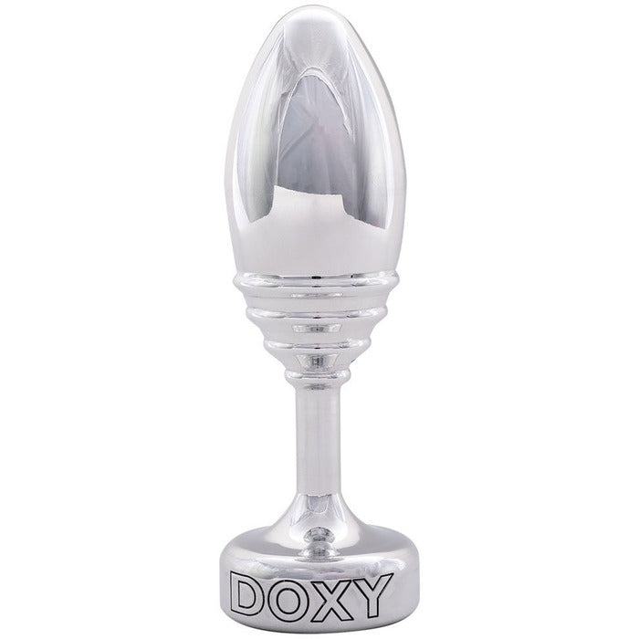 Ribbed Aluminum Butt Plug