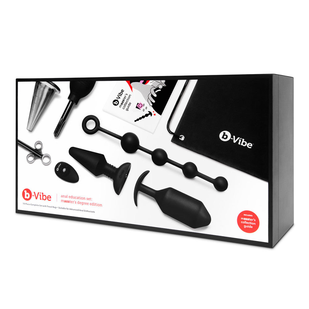 Anal Education Set: Masster's Degree Edition butt toy kit B-Vibe