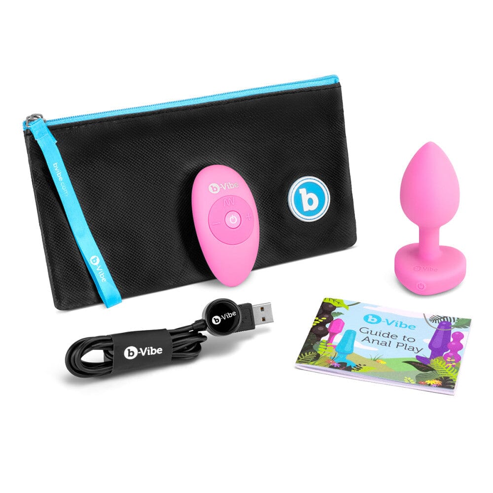 Vibrating Jewel Heart Plug Butt Plug B-Vibe