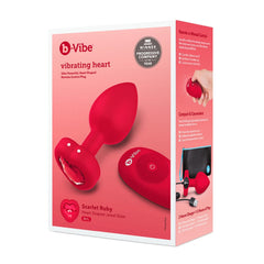 Vibrating Jewel Heart Plug Butt Plug B-Vibe 