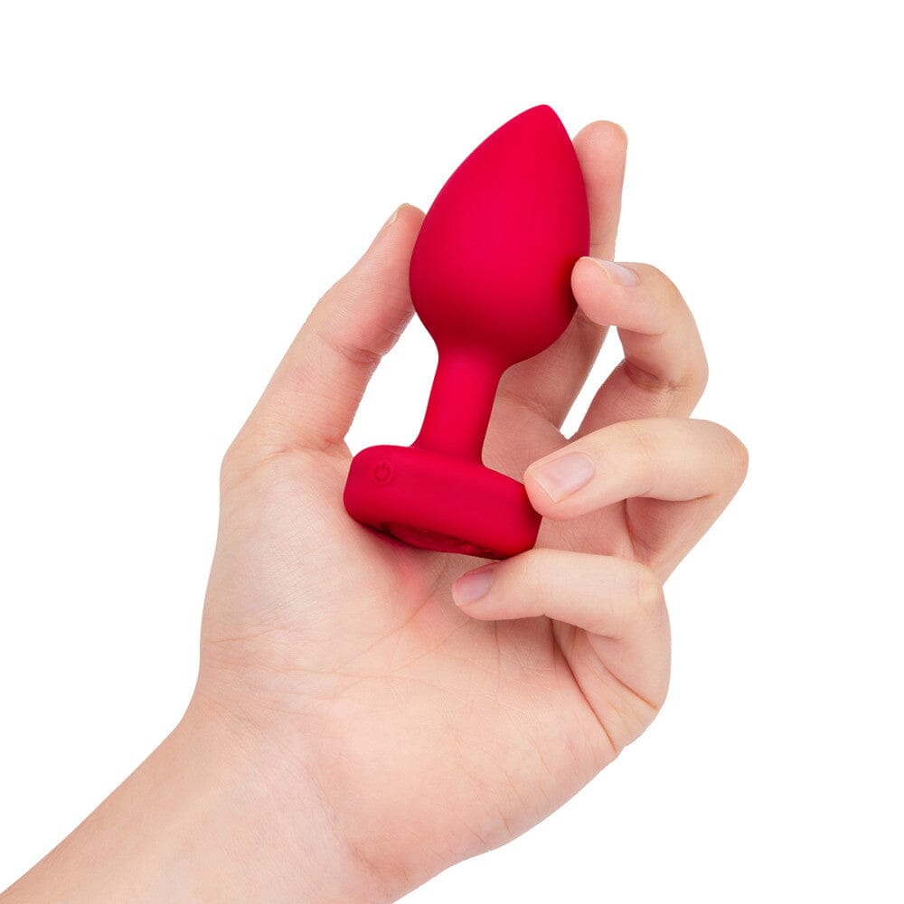 Vibrating Jewel Heart Plug Butt Plug B-Vibe