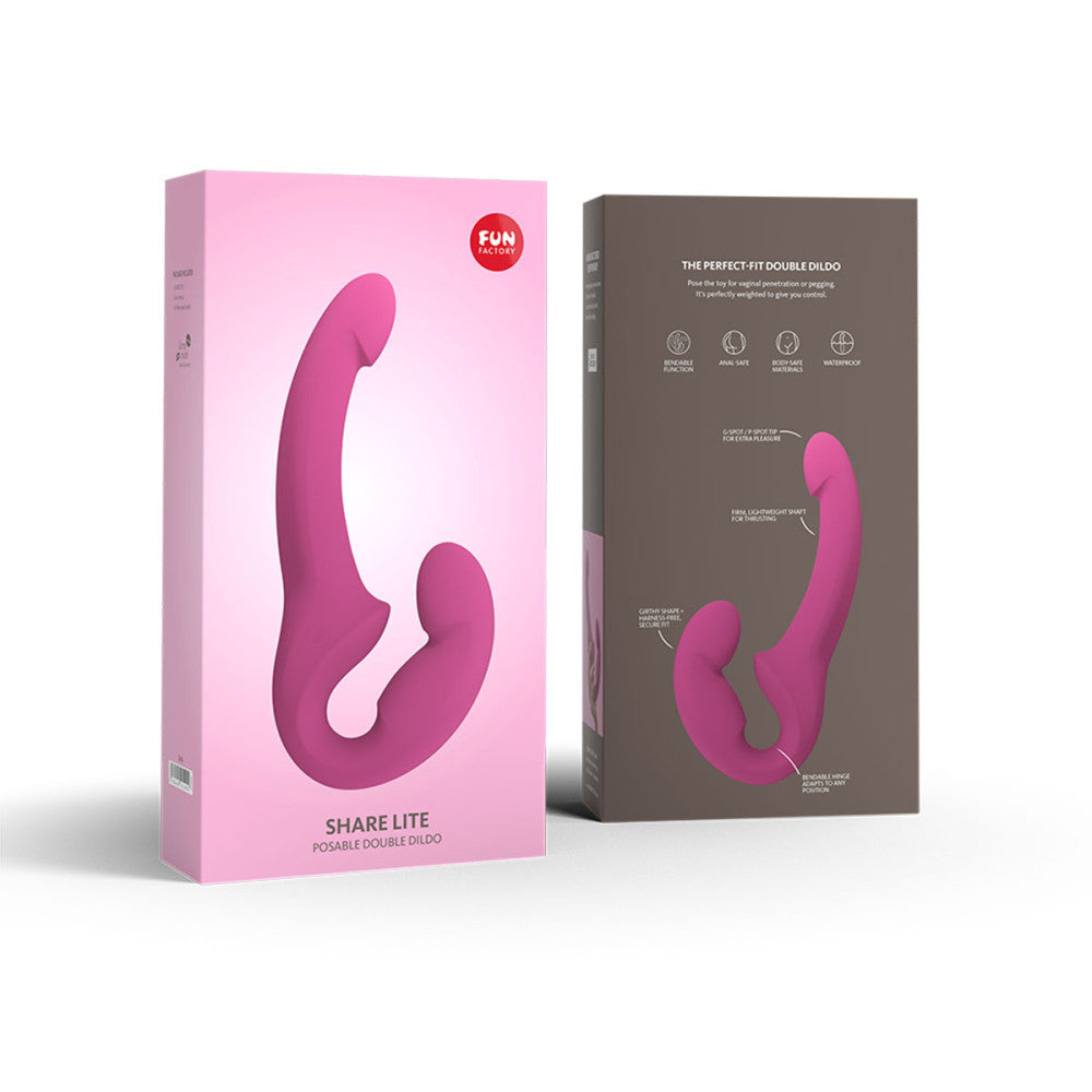 Share Lite Strapless Shareable Dildo Double Dildo Fun Factory