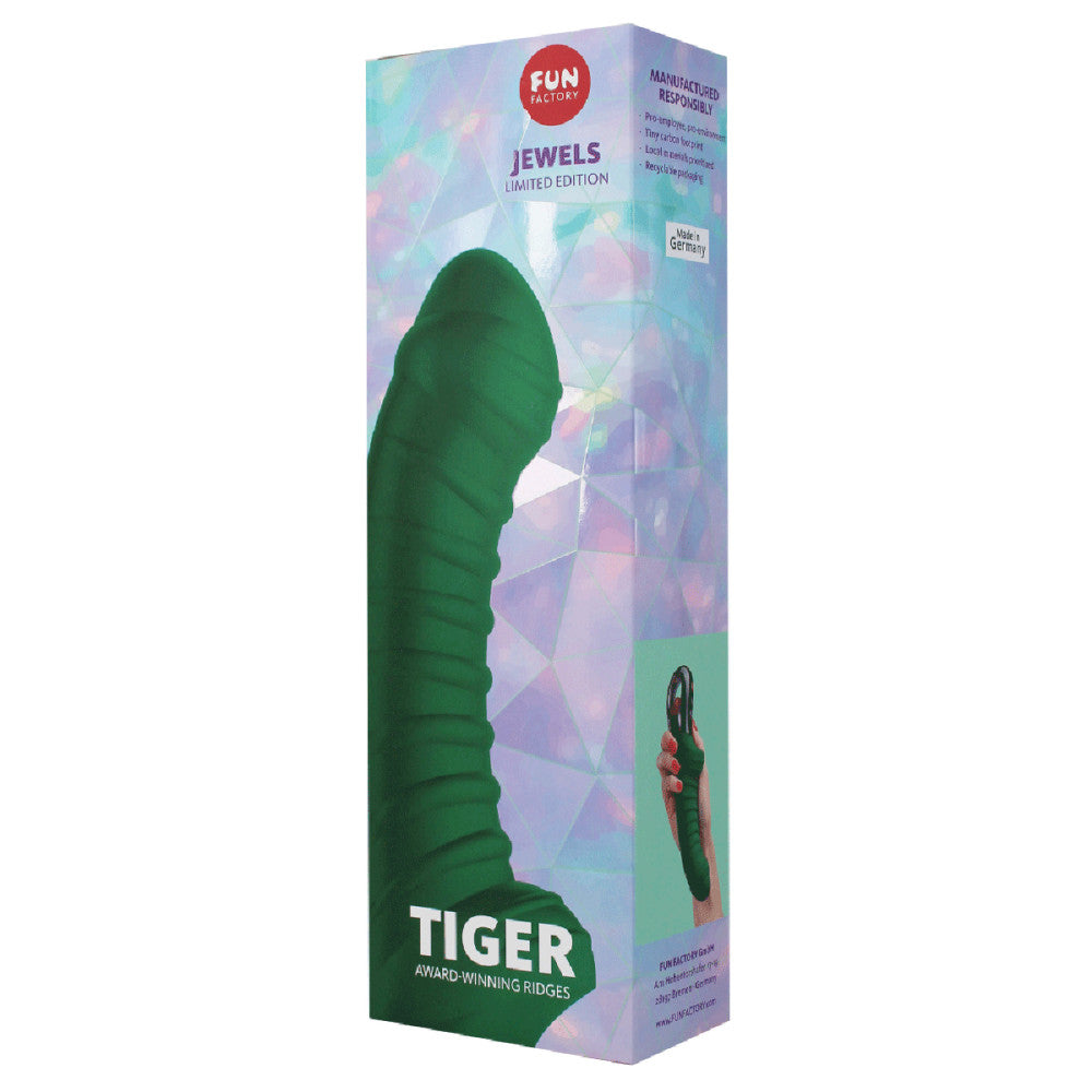 Limited Edition Emerald Ribbed Tiger Vibrator Vibrator Fun Factory