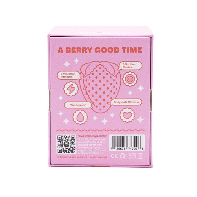 Strawberry Sucking Vibe Vibrator Emojibator