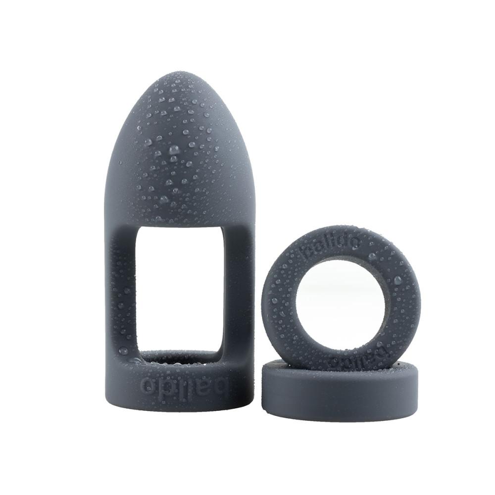 Balldo Ball Sex Dildo Set Ball Sex Set Balldo Grey