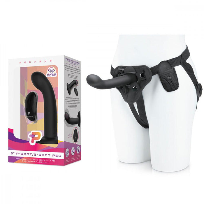 6" P-Spot & G-Spot Harness and Dildo Kit Harness kit Pegasus