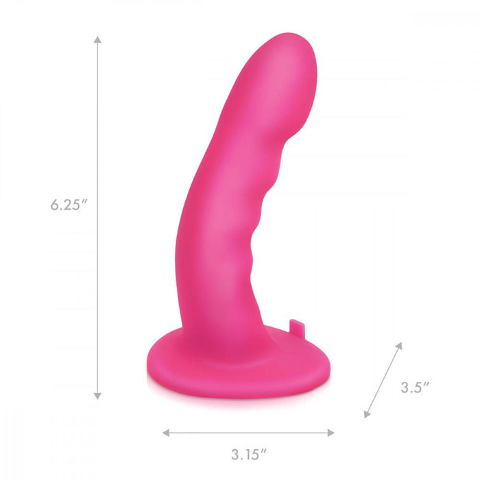 6" Curved Rippple Harness and Dildo Kit Harness Kit Pegasus