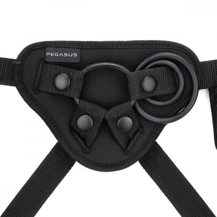 6" Curved Rippple Harness and Dildo Kit Harness Kit Pegasus