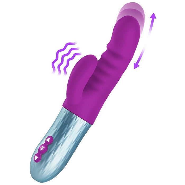 Essenza Thrusting Rabbit Vibrator Thrusting dildo Femme Funn