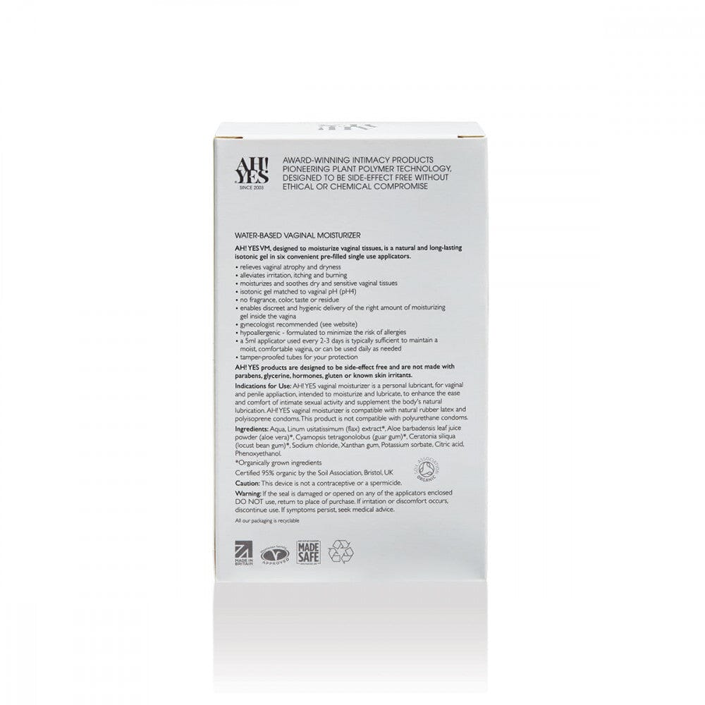 Vaginal Moisturizer Applicator Pack Lube AH! YES