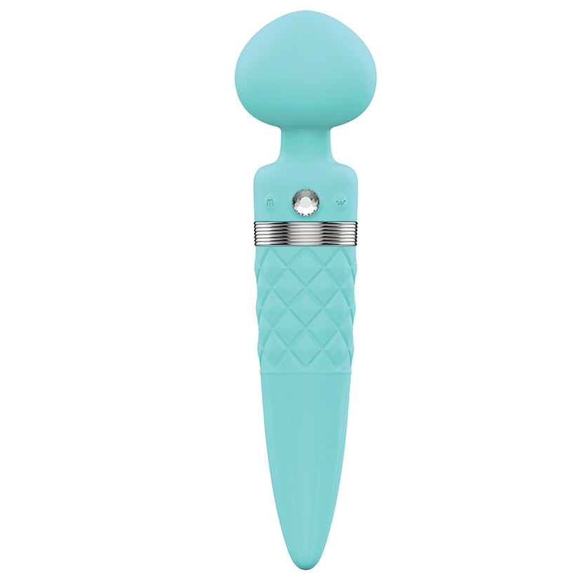 Pillow Talk Sultry Warming & Rotating Wand Vibrator BMS Green