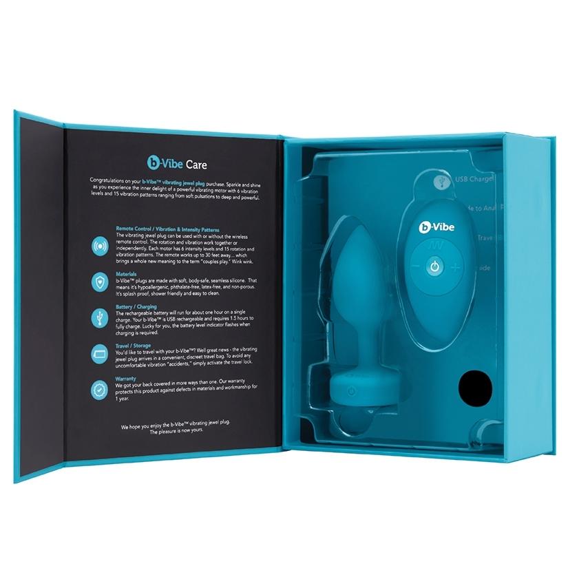 Vibrating Jewel Butt Plug with Remote Butt Plug B-Vibe