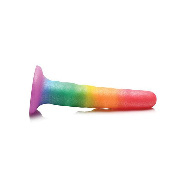 Simply Sweet 6.5" Zigzag Rainbow Dildo Dildo Curve Toys