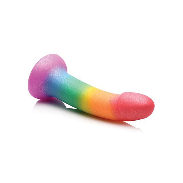 Simply Sweet 6.5" Smooth Rainbow Dildo Dildo Curve Toys