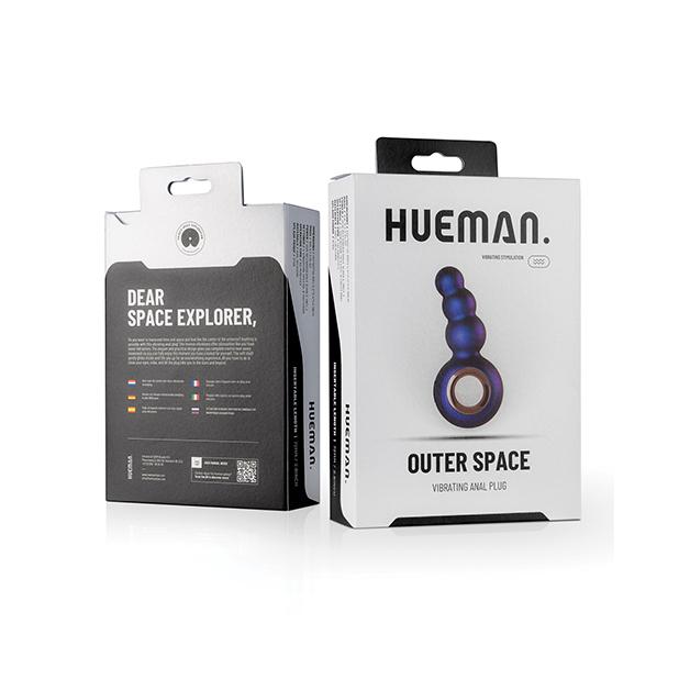 Outer Space Beaded Vibrating Anal Plug Butt Plug Hueman