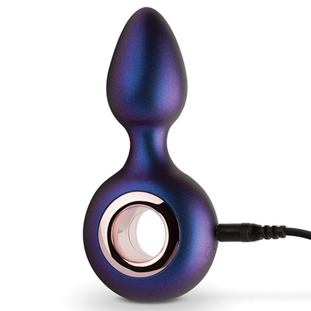Deep Space Vibrating Anal Plug with Loop Handle Butt Plug Hueman