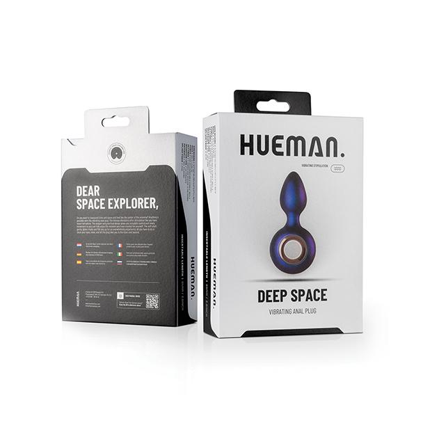 Deep Space Vibrating Anal Plug with Loop Handle Butt Plug Hueman