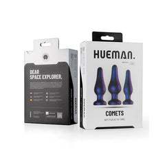 Comets Progressive Butt Plug Set Anal Plug Kit Hueman 